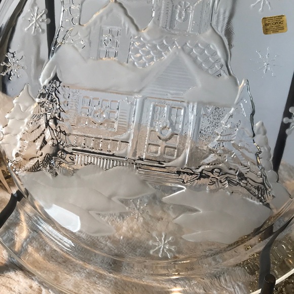 Arcoroc Welcome Home Christmas Plate Made In 🇫🇷 - Picture 5 of 8